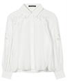 Luisa Cerano Popeline Bluse Stickerei
