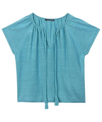 Luisa Cerano Pullover Kordelzug Leinen