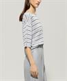 Luisa Cerano Pullover Leinenmischung gestreift