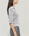 Luisa Cerano Pullover Leinenmischung Lurex