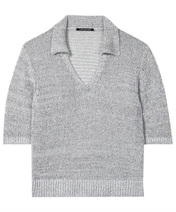 Luisa Cerano Pullover Leinenmischung Lurex
