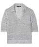 Luisa Cerano Pullover Leinenmischung Lurex