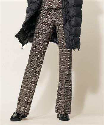 Luisa Cerano Schlaghose aus Jacquard-Jersey