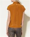 Luisa Cerano Seidenbluse mit Rundhalsausschnitt