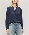 Luisa Cerano Seidenbluse mit Schlitz