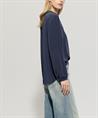 Luisa Cerano Seidenbluse mit Schlitz
