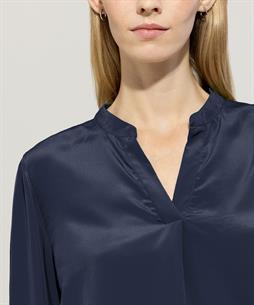 Luisa Cerano Seidenbluse mit Schlitz