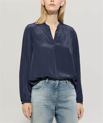 Luisa Cerano Seidenbluse mit Schlitz