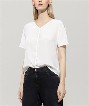 Luisa Cerano Seidenbluse Zierborte