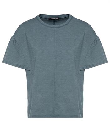 Luisa Cerano Shirt plissiertem Ärmel