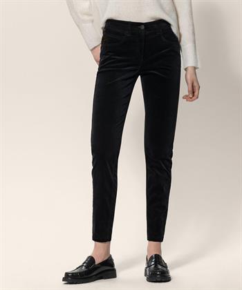 Luisa Cerano Skinny-Hose Samt