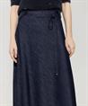 Luisa Cerano soft denim rok rafels