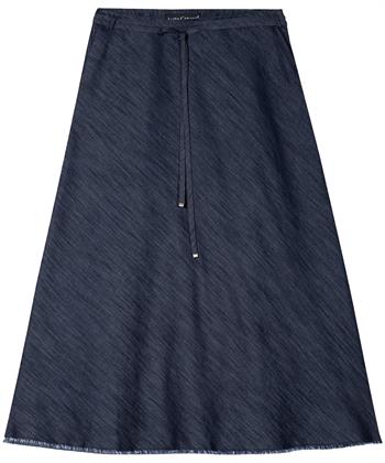 Luisa Cerano soft denim rok rafels