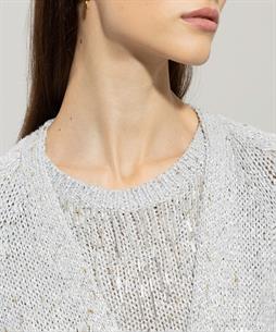 Luisa Cerano Strickjacke Lurex