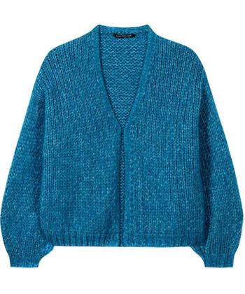 Luisa Cerano Swagger Strickjacke Wollmischung