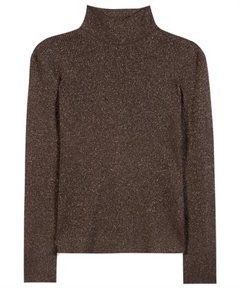 Luisa Cerano turtleneck trui lurex