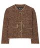 Luisa Cerano Tweed-Jacke aus Wollmischung Lurex
