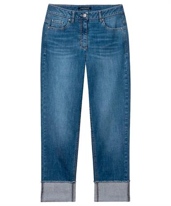 Luisa Cerano verkürzte Jeans Wrap