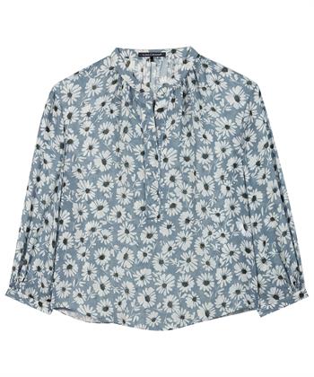 Luisa Cerano voile blouse margriet bloemen
