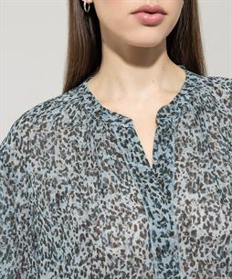 Luisa Cerano voile blouse print