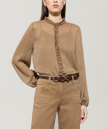 Luisa Cerano voile blouse roezel randje