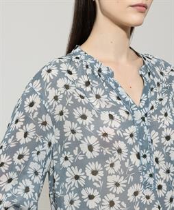 Luisa Cerano Voile Bluse Gänseblümchen