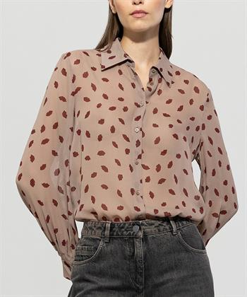 Luisa Cerano Voile Bluse Küsse
