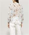 Luisa Cerano Voile-Bluse mit Blumendruck