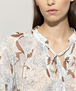 Luisa Cerano Voile-Bluse mit Blumendruck