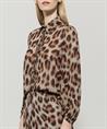 Luisa Cerano Voile-Bluse Pantherschleife