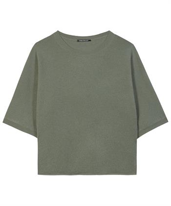 Luisa Cerano Woll-Kaschmir Pullover kurzarm
