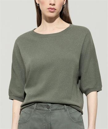 Luisa Cerano Woll-Kaschmir Pullover kurzarm