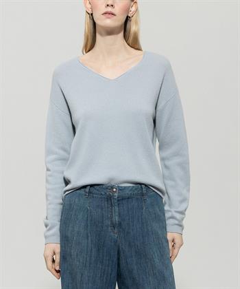 Luisa Cerano Woll-Kaschmir Pullover V-Ausschnitt