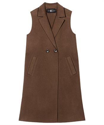 Luisa Cerano ärmelloser Blazer aus Wollmischung