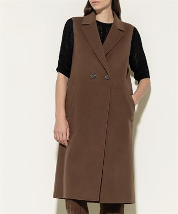 Luisa Cerano ärmelloser Blazer aus Wollmischung