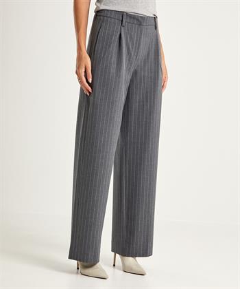 MAC Jeans Hose mit weitem Bein Nadelstreifen Chaja