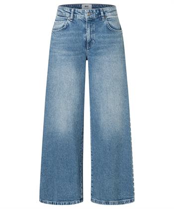 MAC Jeans Jeans weitem Bein Nieten Nevada