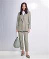 Marc Cain Blazer aus Wollmischung mit Fischgrätmuster