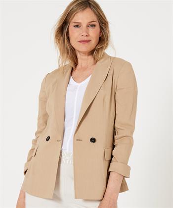 Marc Cain Blazer zweireihig Leinenmischung