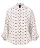 Marc Cain Bluse aus Seidenmischung mit Tupfen