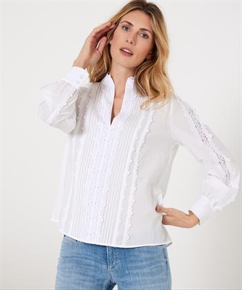 Marc Cain Bluse mit Spitze