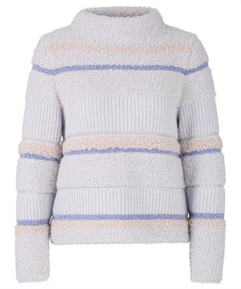 Marc Cain Bouclé Pullover Wollmischung gestreift