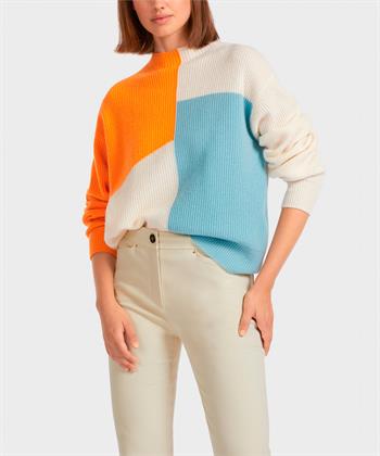 Marc Cain colorblock Pullover Wolle
