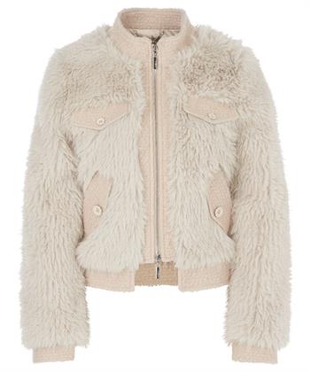 Marc Cain flauschige Jacke mit Taschen