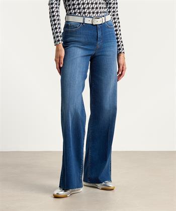 Marc Cain gewaschene Jeans weitem Bein Warri