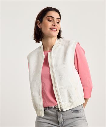 Marc Cain Gilet mit Logomotiv