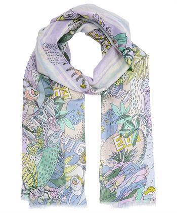 Marc Cain Halstuch Pastell Print