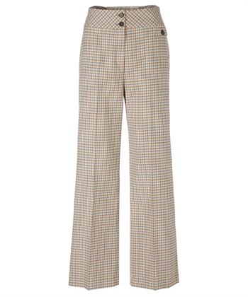 Marc Cain Hose mit weitem Bein Karomuster Waxhaw