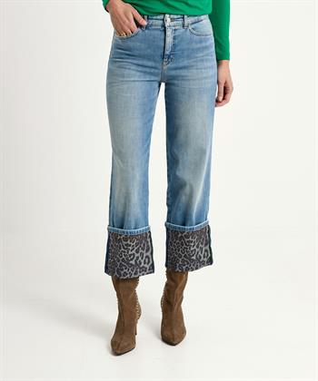 Marc Cain Jeans Panther Print Wickeljacke Fès