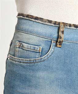 Marc Cain Jeans weitem Bein Pantherbesatz Warri